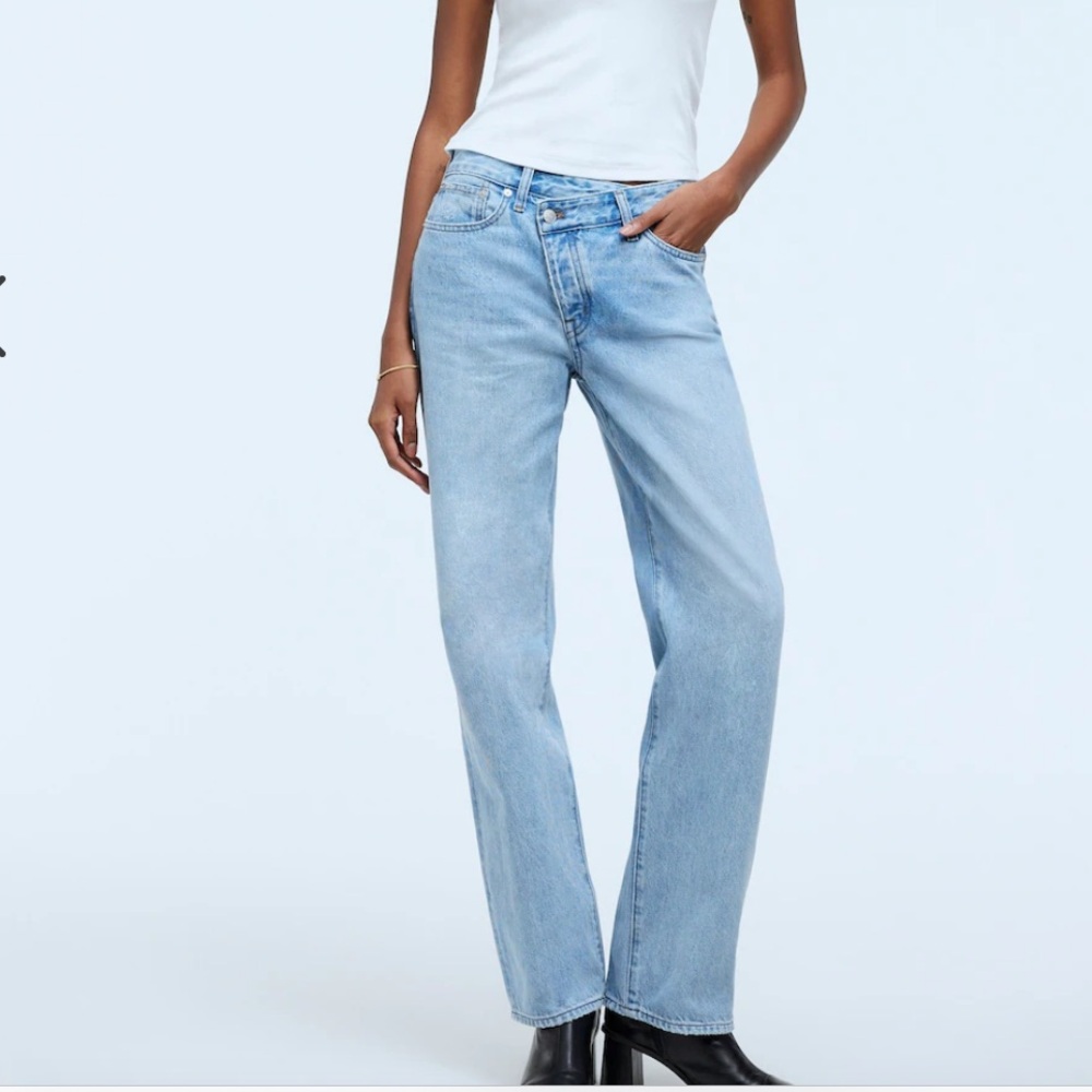 Madewell Tall Low-Slung Straight Jeans